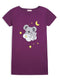 Purple Night Shirt - Design 18 - Khotwh